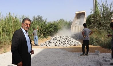Prof. Muammer Aksoy Mahallesi’nde yollar tamamlanıyor