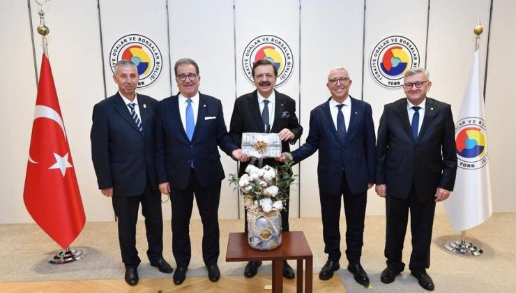 Söke Ticaret Borsası TOBB Başkanı Hisarcıklıoğlu ile Görüştü