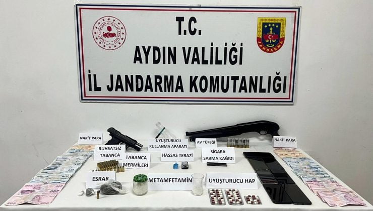 Aydın’daki uyuşturucu operasyonunda 2 tutuklama