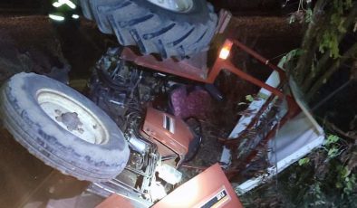 Kamyonetin Çarptığı Traktörün Sürücüsü Öldü
