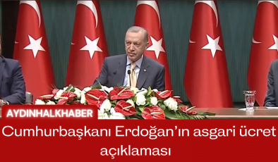 Cumhurbaşkanı Erdoğan asgari ücret açıklaması