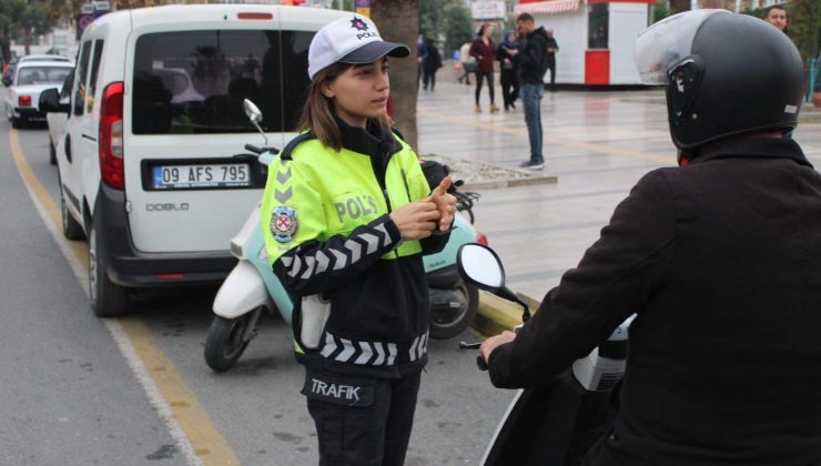 Trafik ekipleri önce denetledi, sonra bilgilendirdi