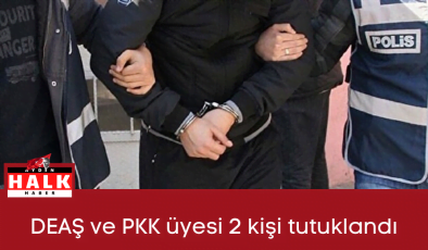 DEAŞ ve PKK üyesi 2 kişi tutuklandı