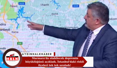 Marmara’da Olabilecek Depremin Büyüklüğünü Açıkladı, İstanbul’daki Riskli İlçeleri Tek Tek Sıraladı!