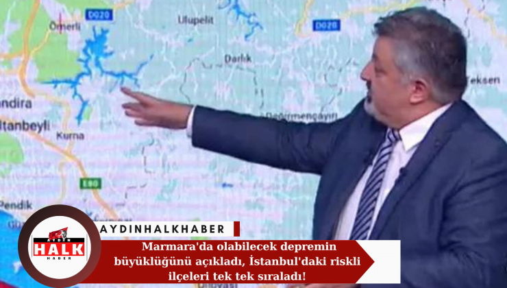 Marmara’da Olabilecek Depremin Büyüklüğünü Açıkladı, İstanbul’daki Riskli İlçeleri Tek Tek Sıraladı!