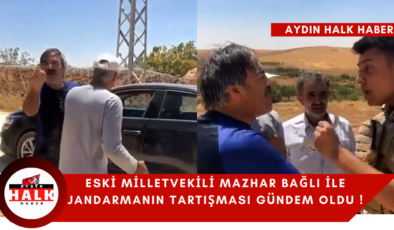 Eski Milletvekili Mazhar Bağlı ile Jandarmanın Tartışması Gündem Oldu !