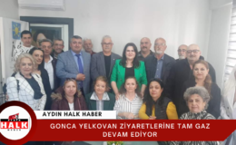 İYİ Parti aday adayı Gonca Yelkovan teşkilat ziyaretlerine devam ediyor