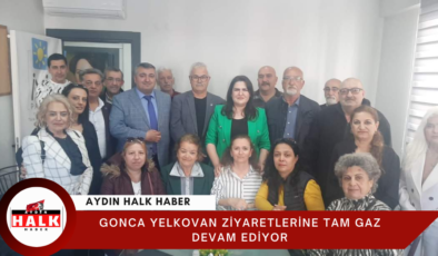 İYİ Parti aday adayı Gonca Yelkovan teşkilat ziyaretlerine devam ediyor