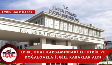 EPDK, OHAL kapsamındaki elektrik ve doğalgazla ilgili kararlar aldı