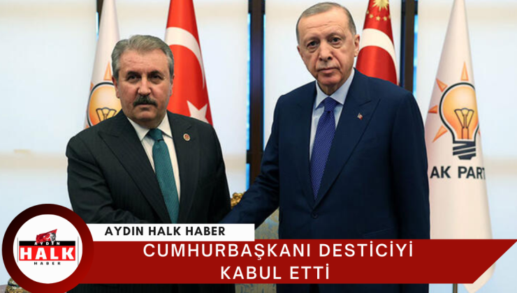 Cumhurbaşkanı Erdoğan BBP Genel Başkanı Destici’yi Kabul Etti