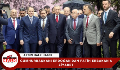 Cumhurbaşkanı Recep Tayyip Erdoğan,Yeniden Refah Partisi Genel Başkanı Fatih Erbakan’la Görüşüyor