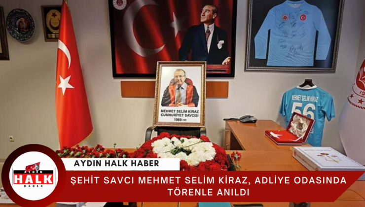 Şehit Savcı Mehmet Selim Kiraz’a adliyede anma töreni