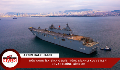 Dünyanın ilk SİHA gemisi Türk Silahlı Kuvvetleri envanterine giriyor