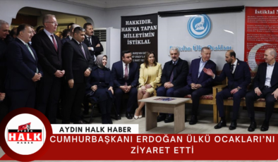 Cumhurbaşkanı Erdoğan Ülkü Ocakları’nı ziyaret etti