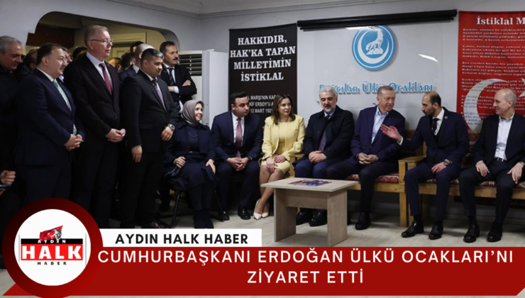 Cumhurbaşkanı Erdoğan Ülkü Ocakları’nı ziyaret etti