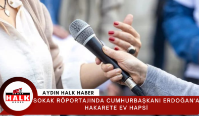 Sokak röportajında Cumhurbaşkanı Erdoğan’a hakarete ev hapsi