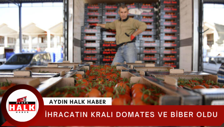 İhracatın kralı domates ve biber oldu