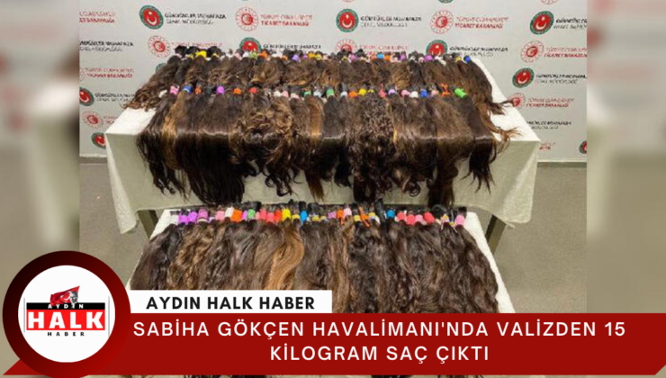 Sabiha Gökçen Havalimanı’nda valizden 15 kilogram saç çıktı