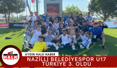 Nazilli Belediyespor U17 Türkiye 3. Oldu