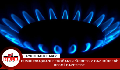 Cumhurbaşkanı Erdoğan’ın ‘ücretsiz gaz müjdesi’ Resmi Gazete’de
