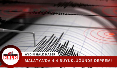 Malatya’da 4.4 büyüklüğünde deprem!