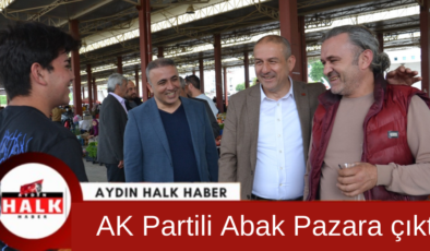 AK Partili Abak Pazara çıktı