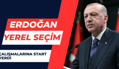 Erdoğan  Yerel Seçim Çalışmalarına Start Verdi