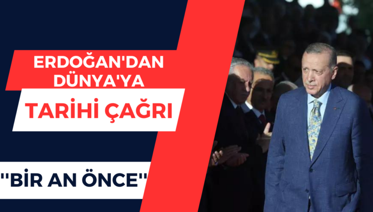 Cumhurbaşkanı Erdoğan: Ada’daki gerçeklere daha fazla sırtınızı dönmeyin ve KKTC’yi bir an evvel tanıyın