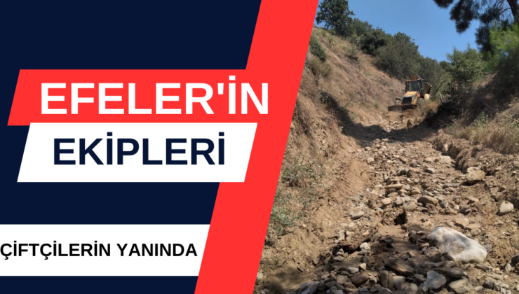 Efeler’in Ekipleri Çiftçilerin Yanında