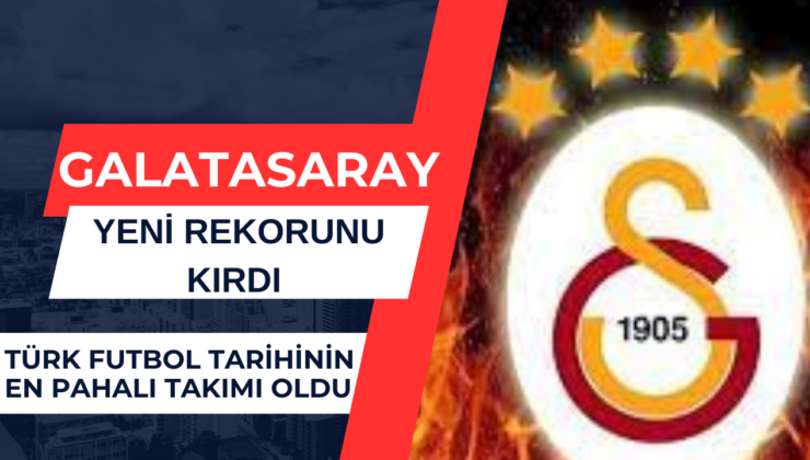 Galatasaray Yeni Rekorunu Kırdı