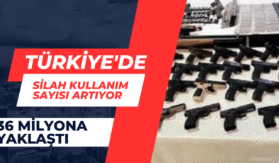 Türkiye’de Silah Kullanım Sayısı Artıyor