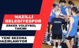 Nazilli Belediyespor Erkek Voleybol Takımı Yeni Sezona Hazırlanıyor