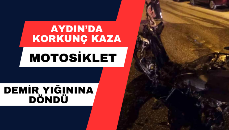 Motosiklet Demir Yığınına Döndü!