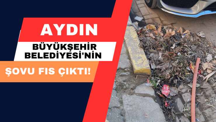Aydın Büyükşehir Belediyesi’nin Gösterisi Fıs Çıktı!