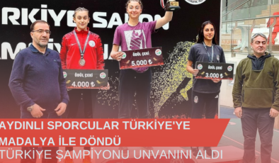 Aydınlı Sporcular Türkiye’ye Madalya İle Döndü