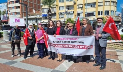 Nazilli Cumhuriyet Kadınları Derneğinden ‘Pembe Otobüs’ Protestosu!