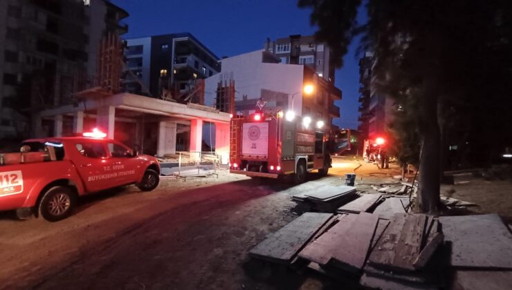 Asansör panosunda çıkan yangın itfaiyeyi harekete geçirdi