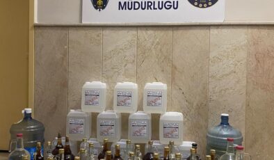 Aydın’da 150 Litre Kaçak İçki Yakalandı