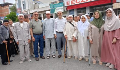Çineli hacı adayları kutsal topraklara uğurlandı