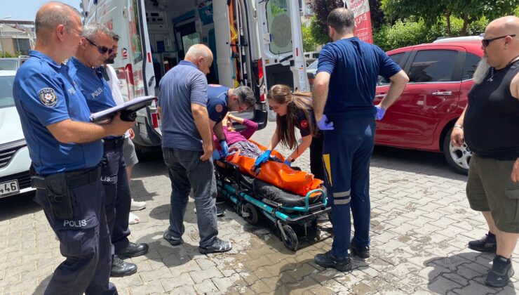 Balkonda düşen yaşlı kadın için ekipler seferber oldu