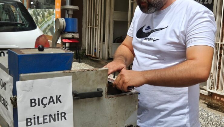 Bıçak bileme ustalarında ‘son gün’ telaşı