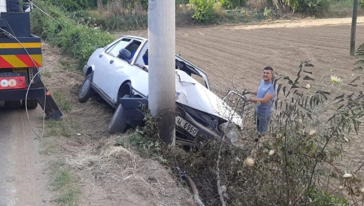 Aydın’da trafik kazası, 21 yaşındaki genç ağır yaralandı