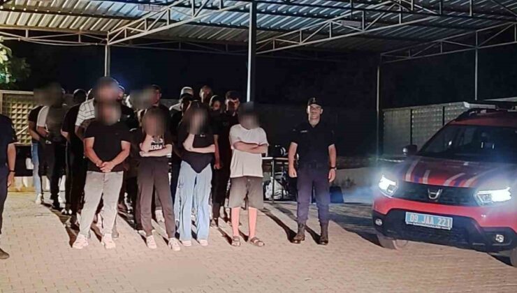 Didim’de 57 düzensiz göçmen yakalandı