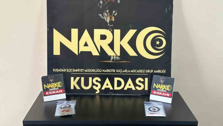 Kuşadası’nda kargo ile uyuşturucu sevkiyatını polis önledi