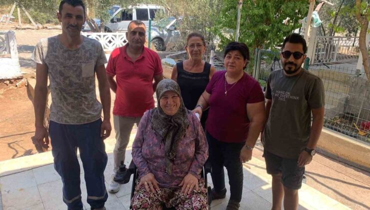 Didim’de akülü tekerlekli sandalye, engelli vatandaşa teslim edildi