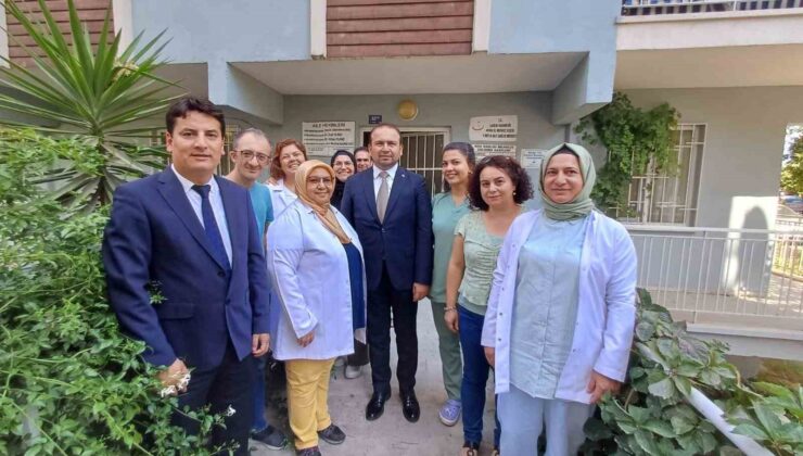 Efeler’deki sağlık merkezlerinde incelemelerde bulunuldu