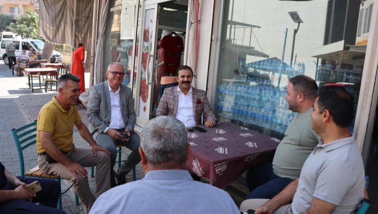 Koçarlı Kaymakamı Taşkın ilçe esnafı ile bir araya geldi