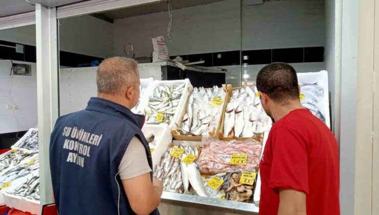 Kuyucak’ta su ürünleri satış noktalarına gıda güvenliği kontrolü yapıldı