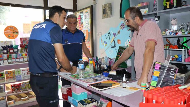 Nazilli Belediyesi’nden okul bölgesinde hijyen ve güvenlik kontrolü