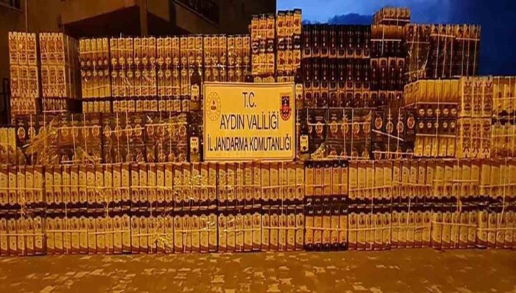 Aydın’da 10 bin adet sahte boş zeytinyağı tenekesi ele geçirildi